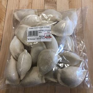 bag of homestyle Cottage cheese perogies
