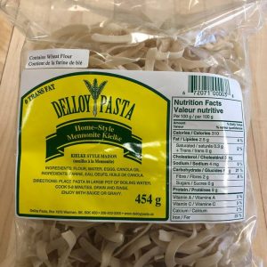 Bag of homestyle mennonite pasta