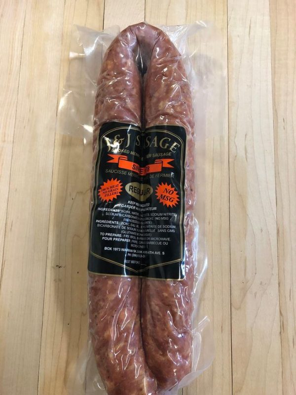 Regular smoked mennonite farmer sausage